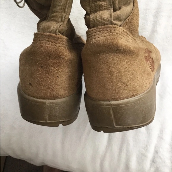Marine Corps McRae coyote brown combat boots size 9 1/2 wide - Picture 5 of 11